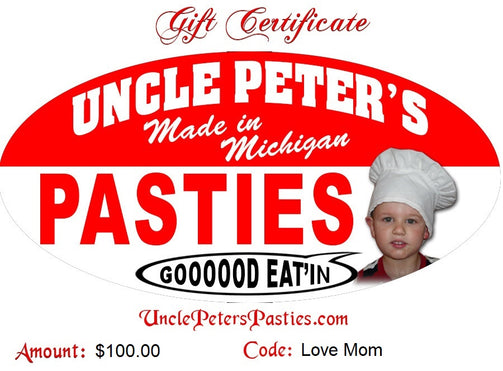 Gift Card - Uncle Peter's Pasties